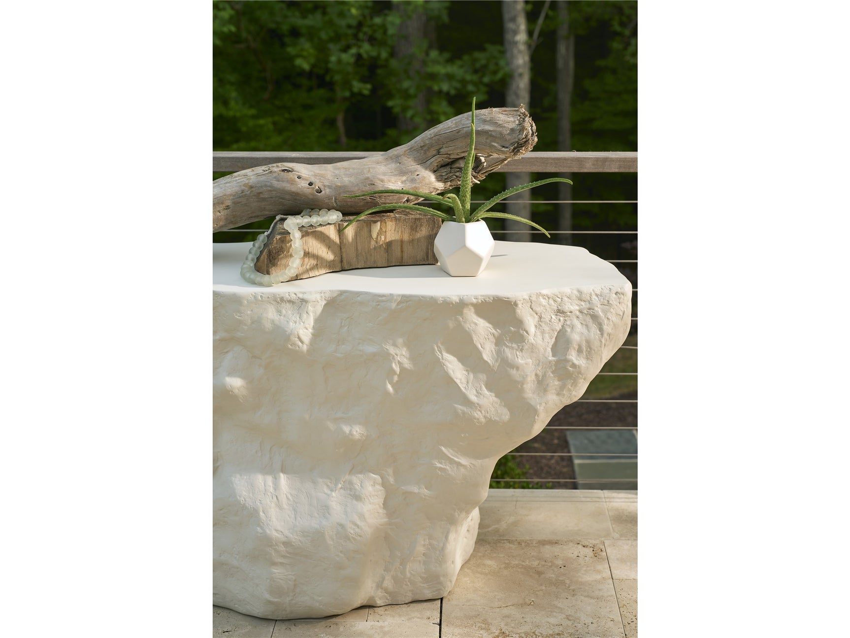 Cliffside White Console Table - Ornate Home