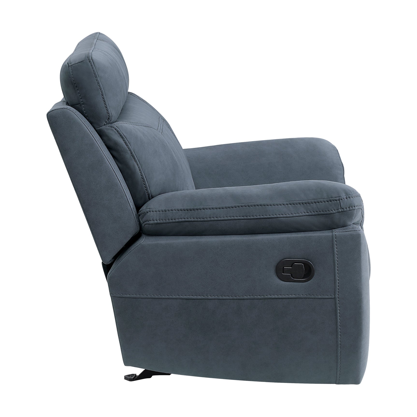 Clifton Blue Glider Reclining Chair - Ornate Home