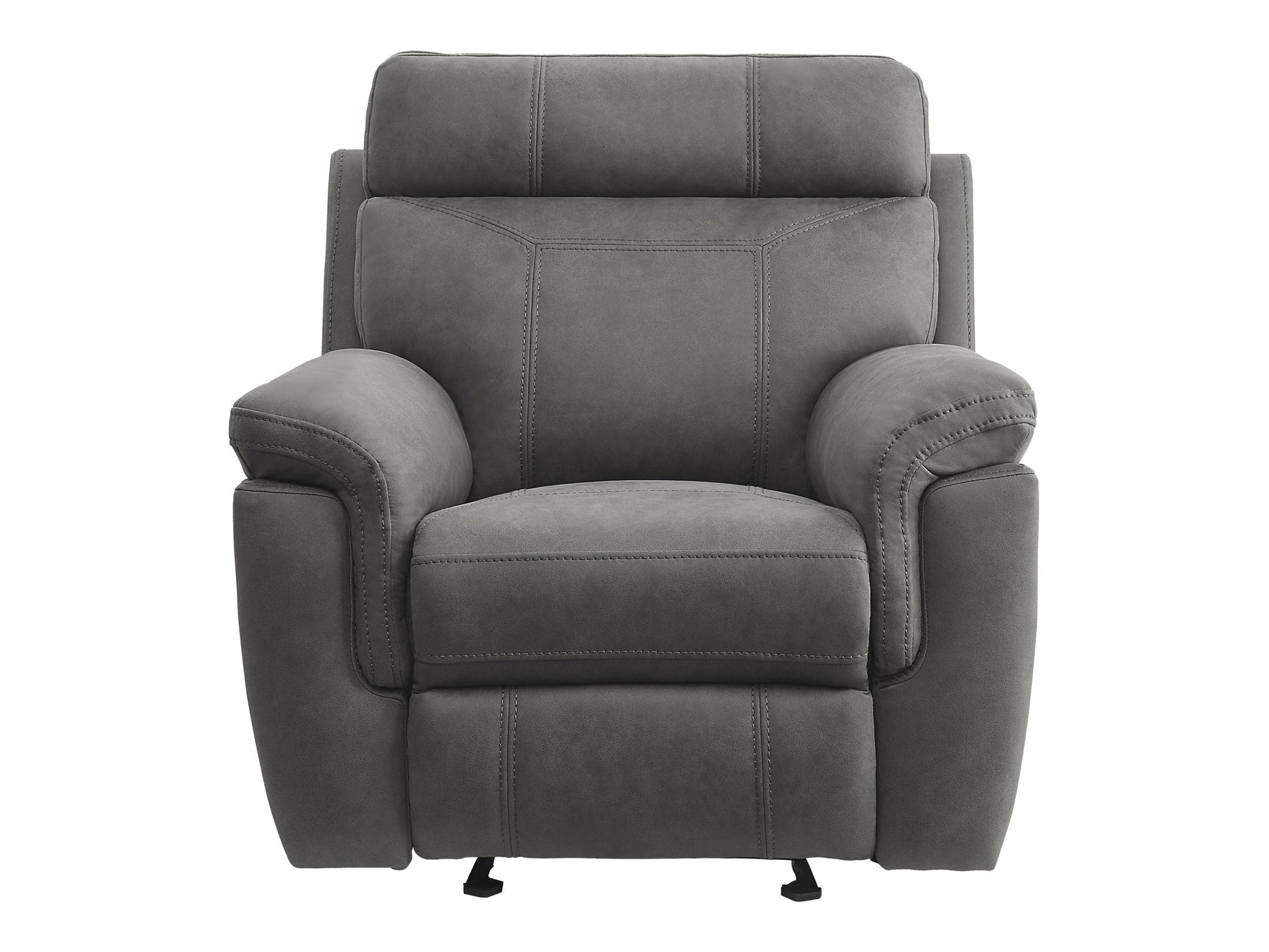 Clifton Gray Glider Reclining Chair - Ornate Home