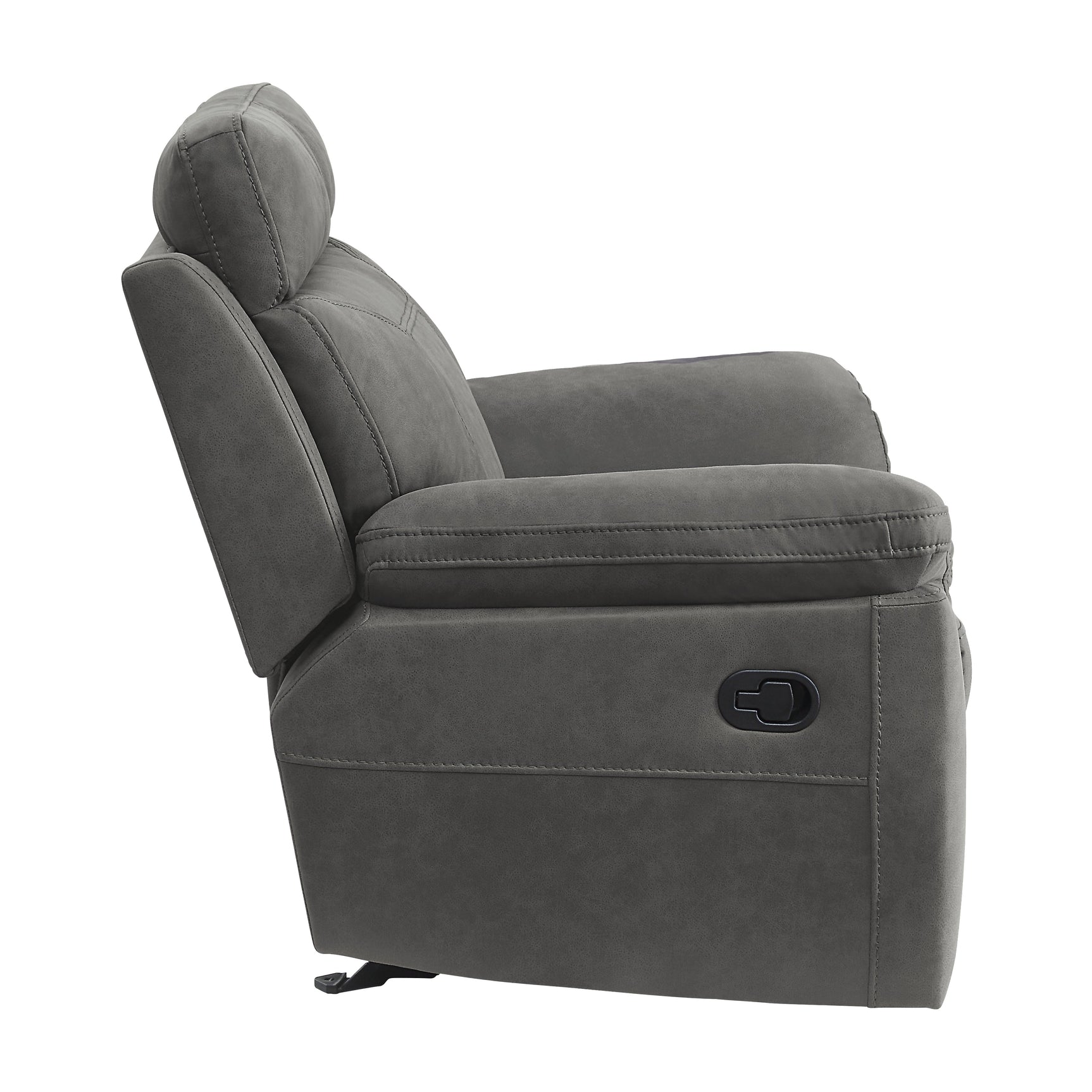 Clifton Gray Glider Reclining Chair - Ornate Home
