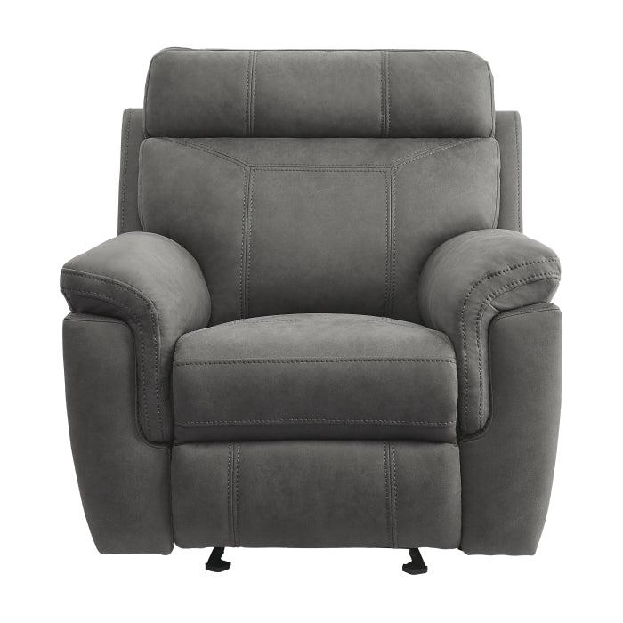 Clifton Gray Glider Reclining Chair - Ornate Home
