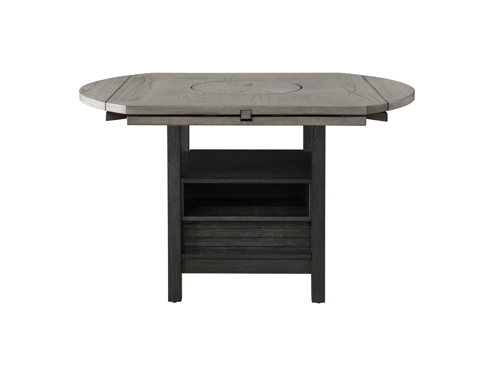 Cline Light Gray/Black Counter Height Dining Table - Ornate Home