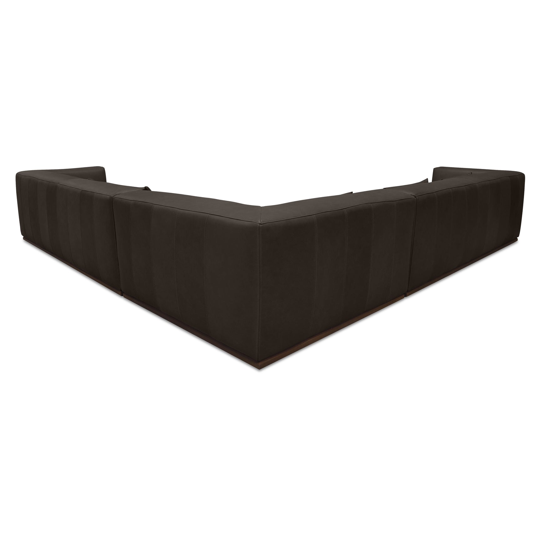 Clove Deep Brown L-Shaped Sectional - Ornate Home