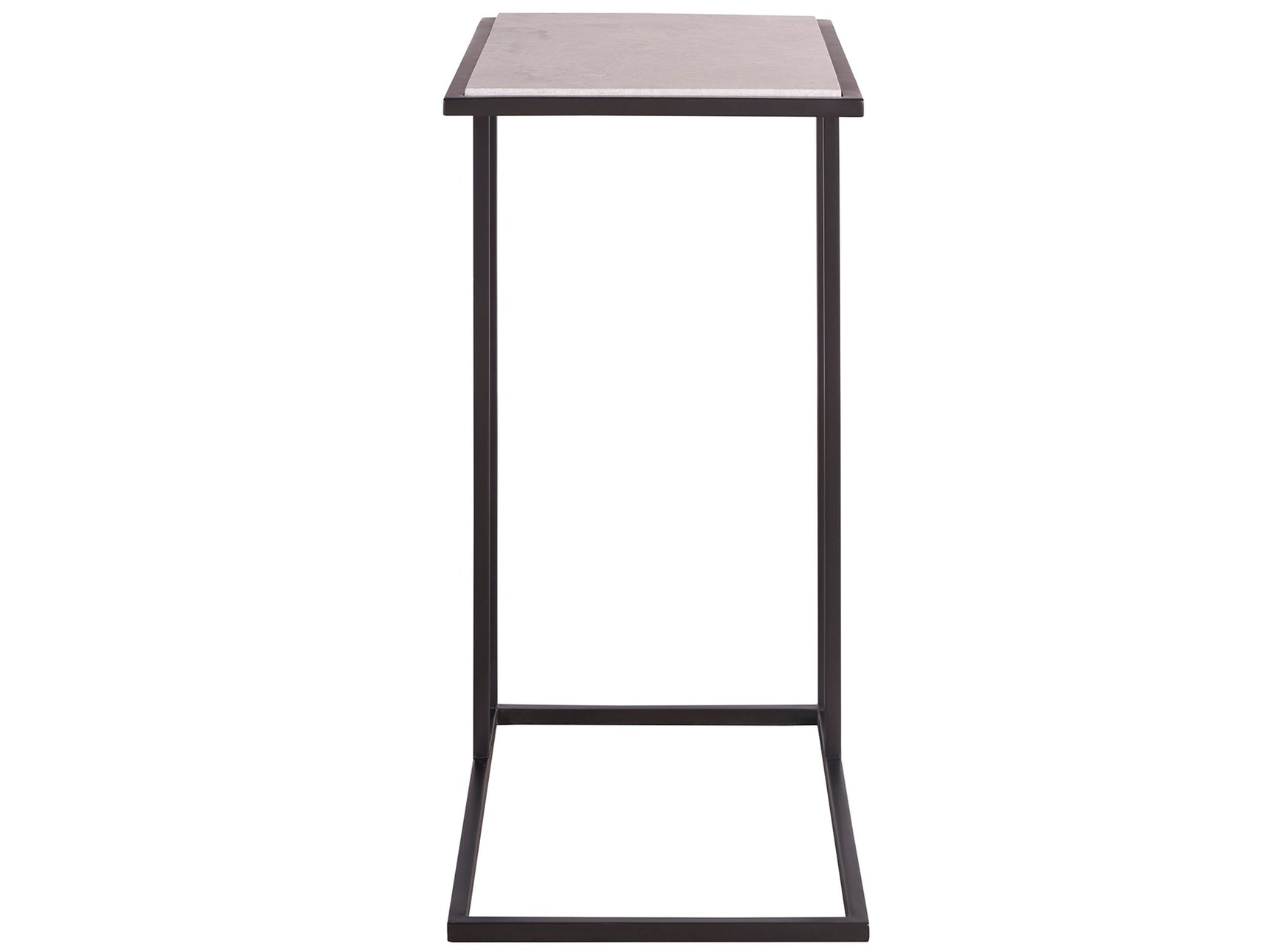 Coalesce Rolling Fog Metal & Stone Drink Table - Ornate Home