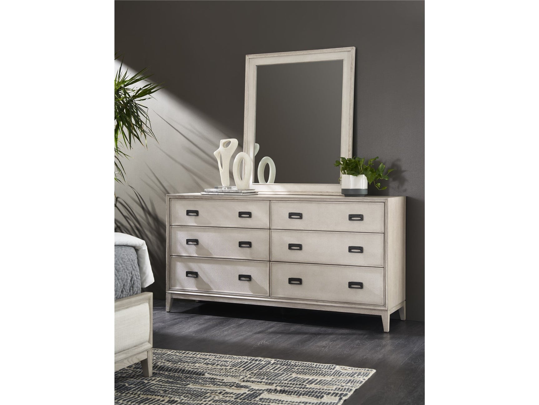 Coalesce Rolling Fog Six Drawer Dresser - Ornate Home