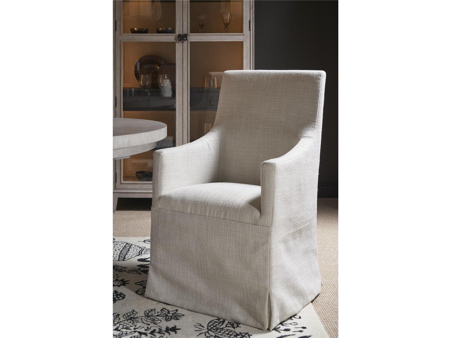 Coalesce Rolling Fog Slip Cover Chair - Ornate Home