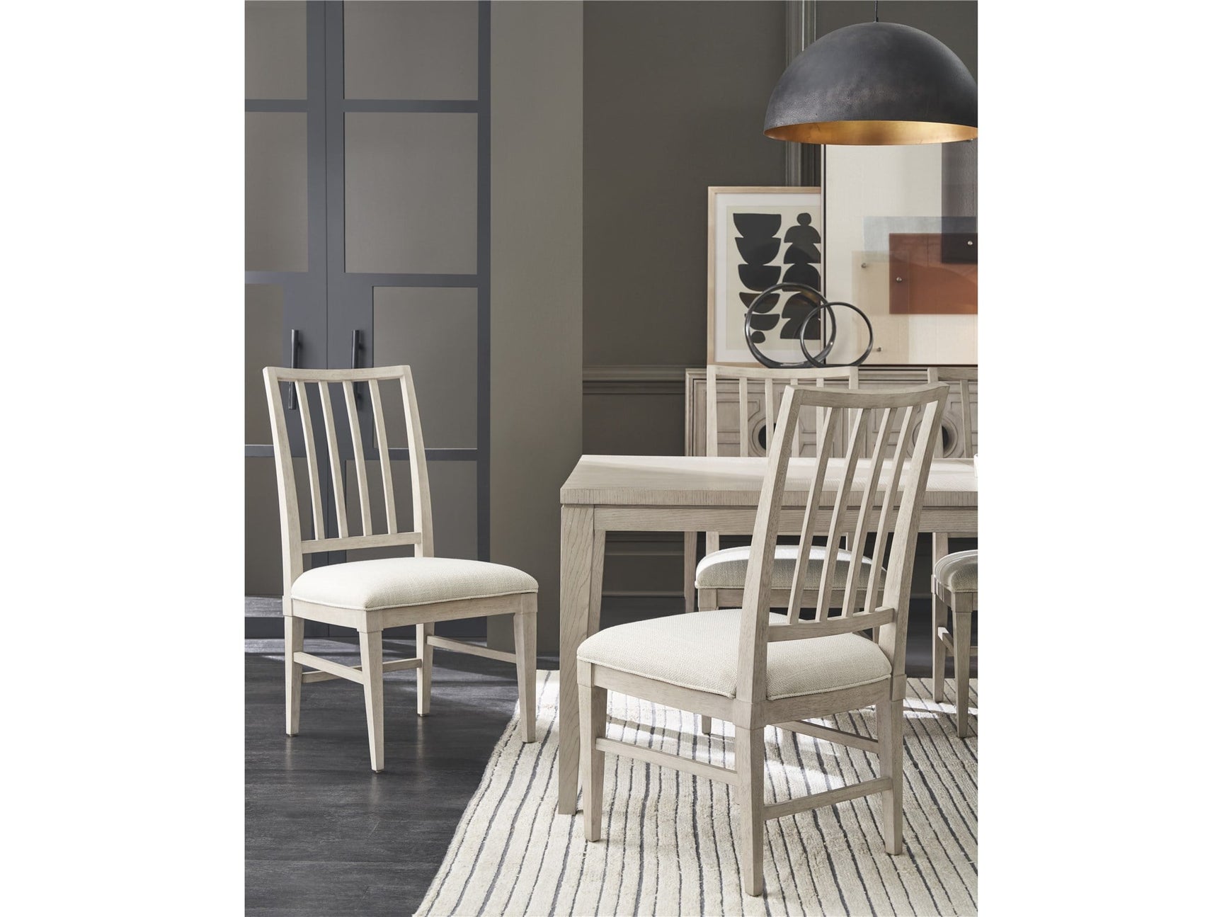 Coalesce Rolling Fog Splat Back Side Chair (Set of 2) - Ornate Home
