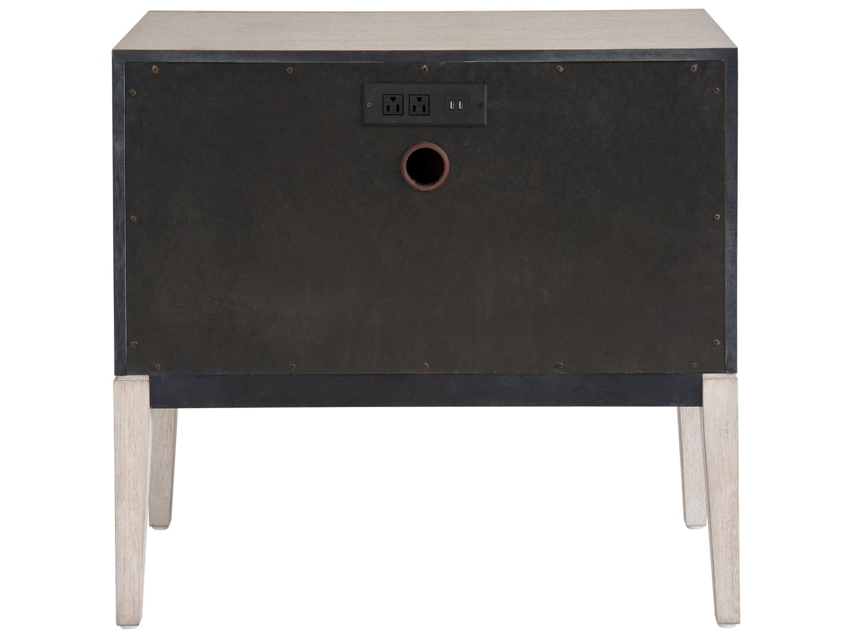 Coalesce Rolling Fog Two Drawer Nightstand - Ornate Home