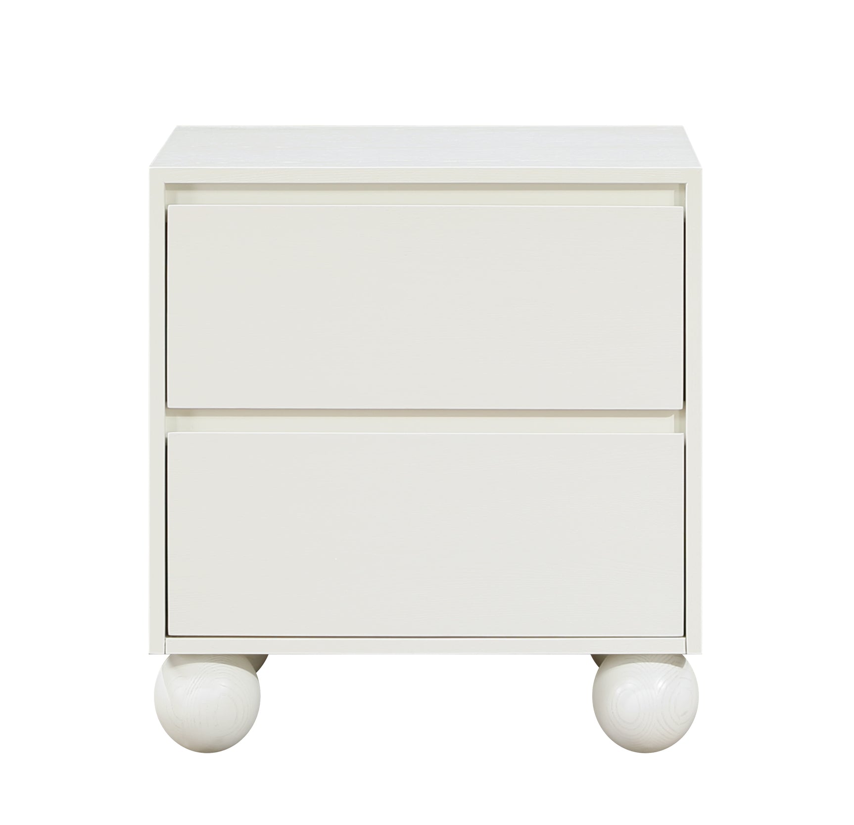 Coastline Cream Wood Nightstand - Ornate Home