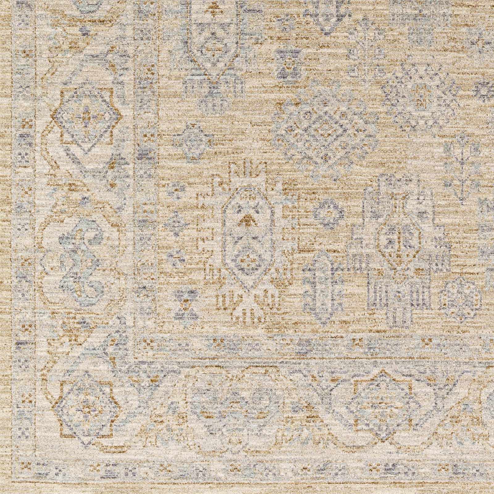 Coby Cream Avant Garde Thick Luxe Area Rug - Ornate Home