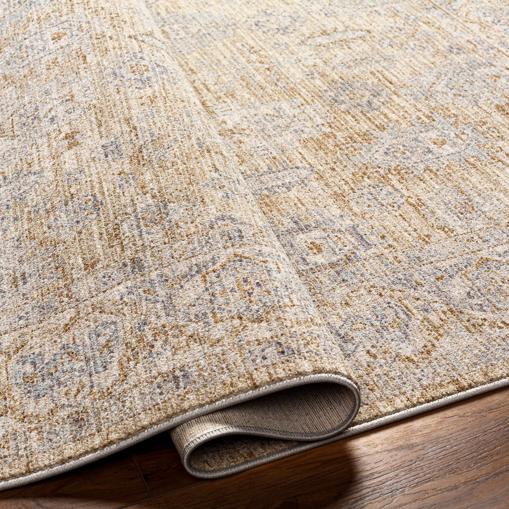Coby Cream Avant Garde Thick Luxe Area Rug - Ornate Home