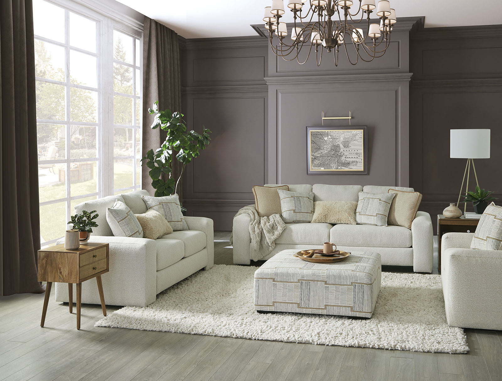 Cochrane Cream/Beige Sofa - Ornate Home