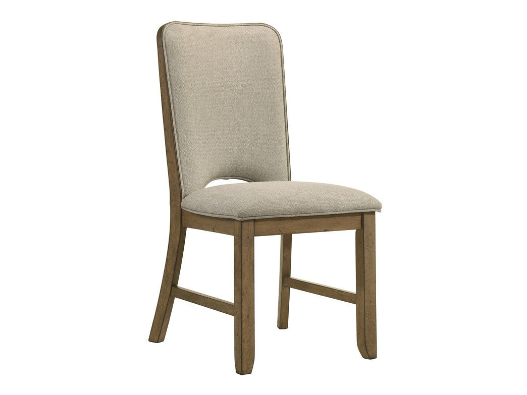 Cockrell Brown/Beige Side Chair (Set of 2) - Ornate Home