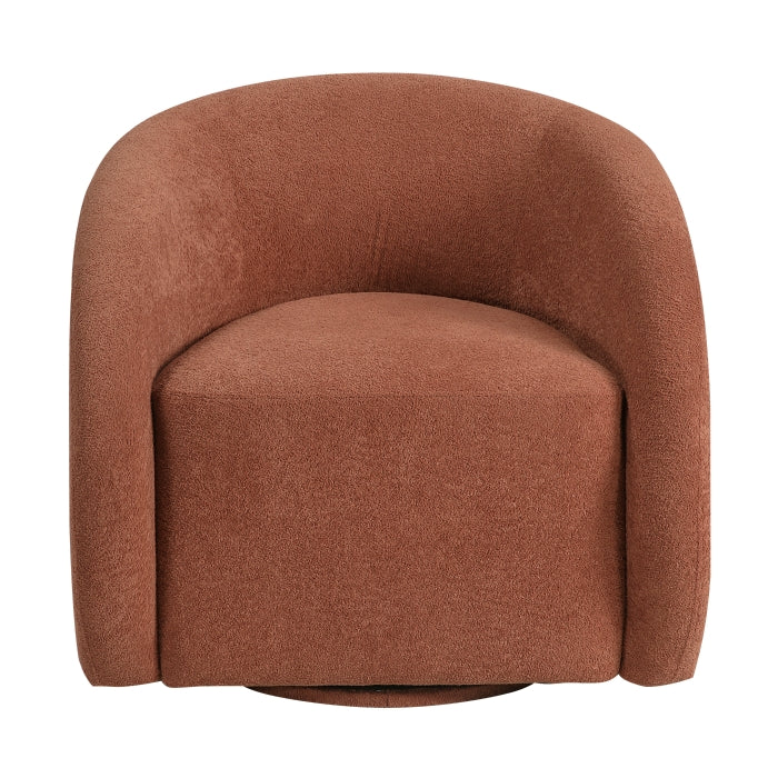 Cocoon Brown Swivel Chair - Ornate Home