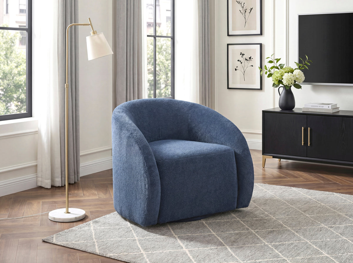 Cocoon Gray Swivel Chair - Ornate Home