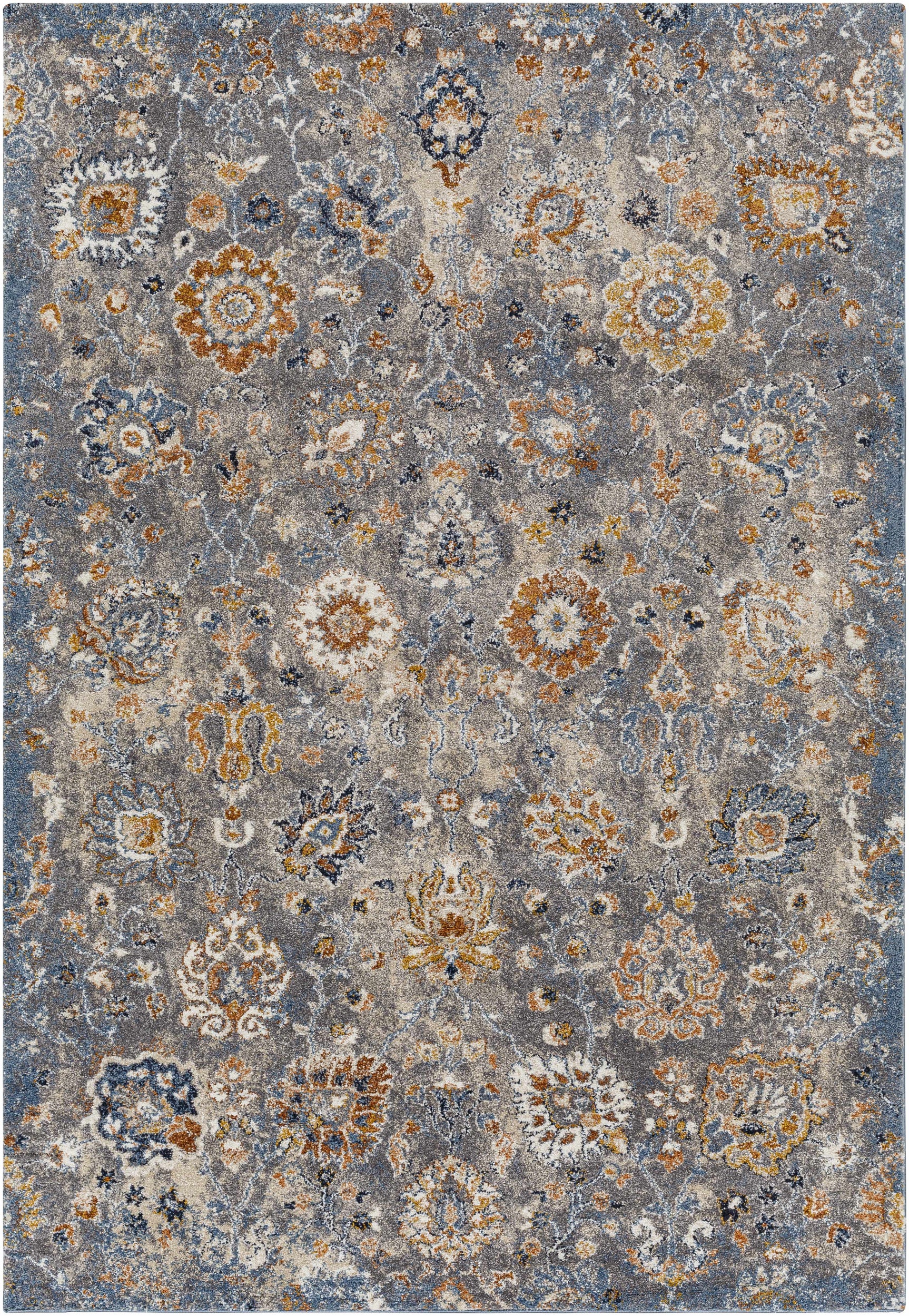 Cogan Gray Thick Rug - Ornate Home