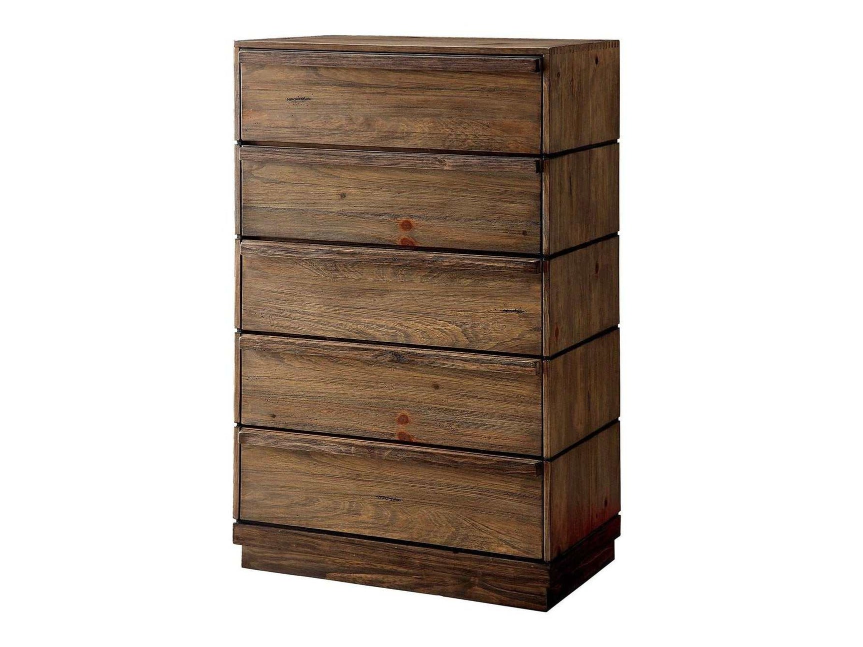 Coimbra Rustic Natural Tone Chest - Ornate Home