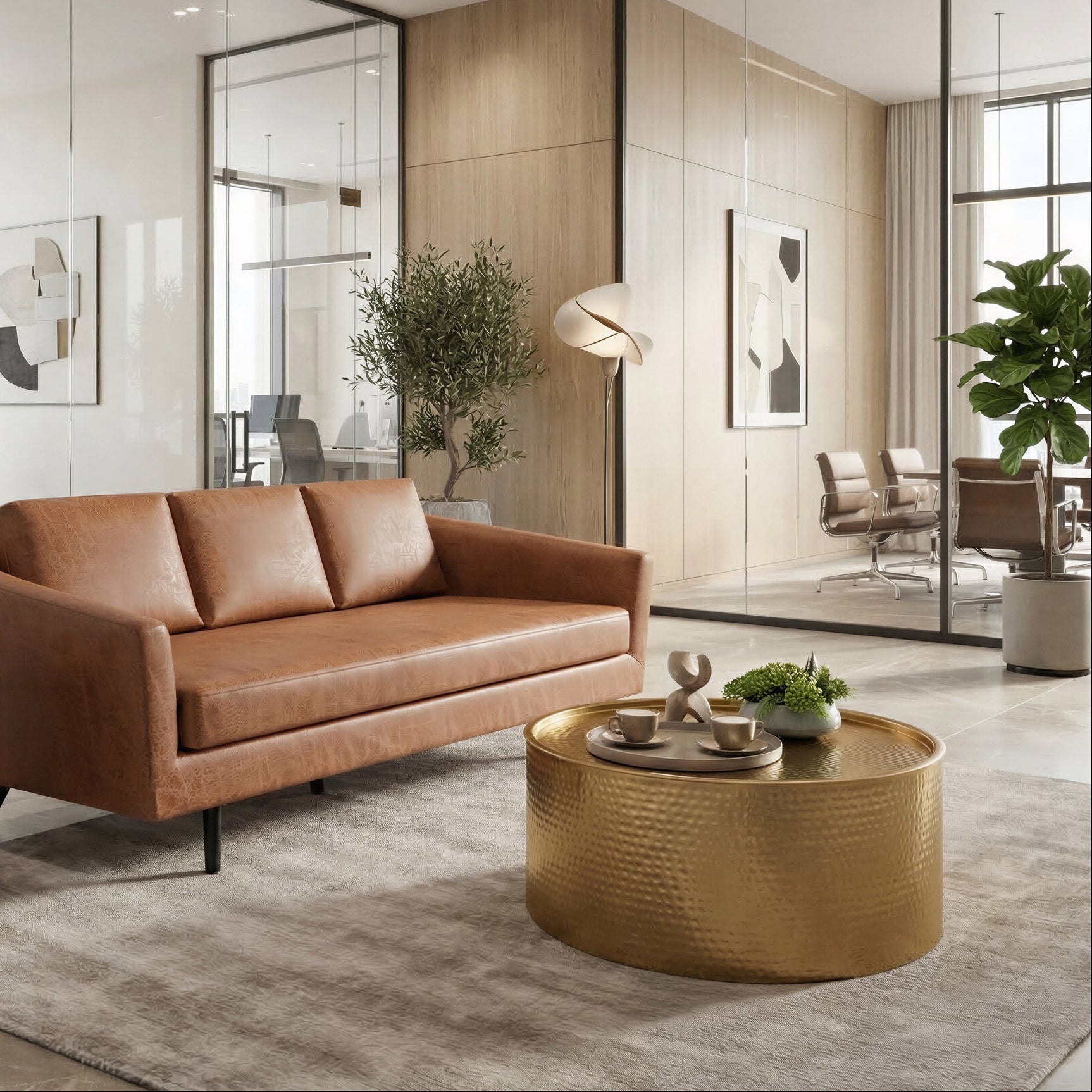Coldveil Gold Storage Coffee Table - Ornate Home