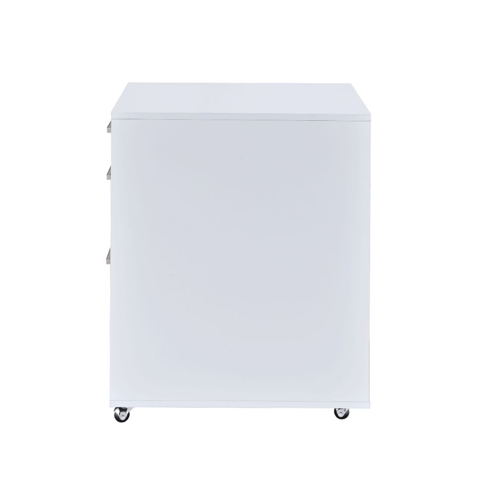 Coleen White File Cabinet - Ornate Home