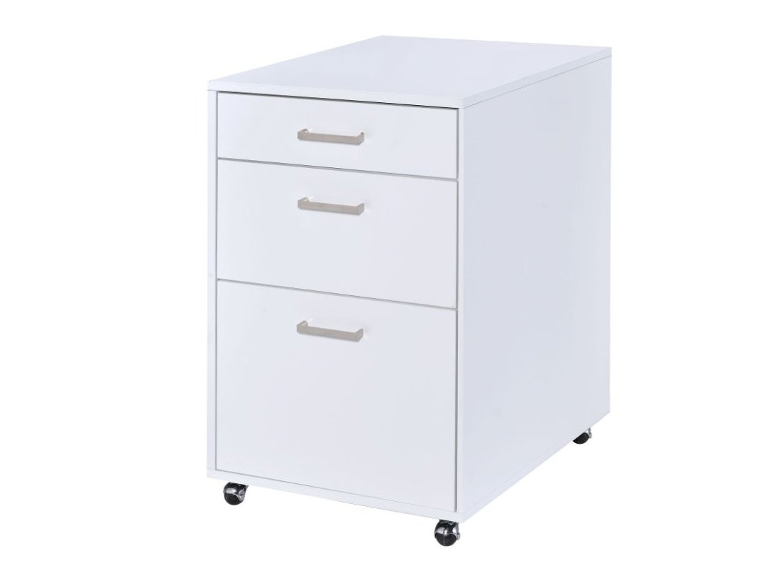 Coleen White File Cabinet - Ornate Home
