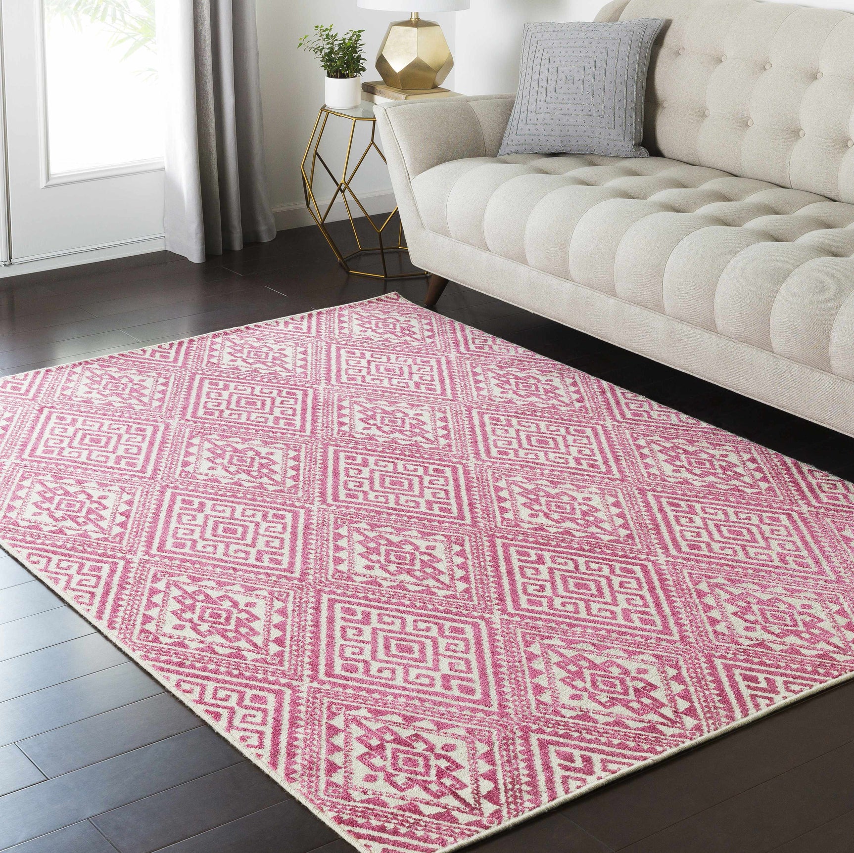 Coleford Gold Geometric Table Lamp - Ornate Home