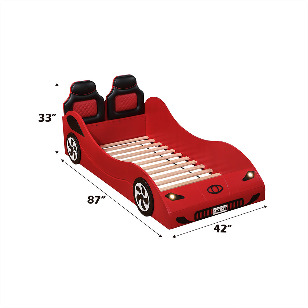 Colen Red Car Bed (Twin) - Ornate Home