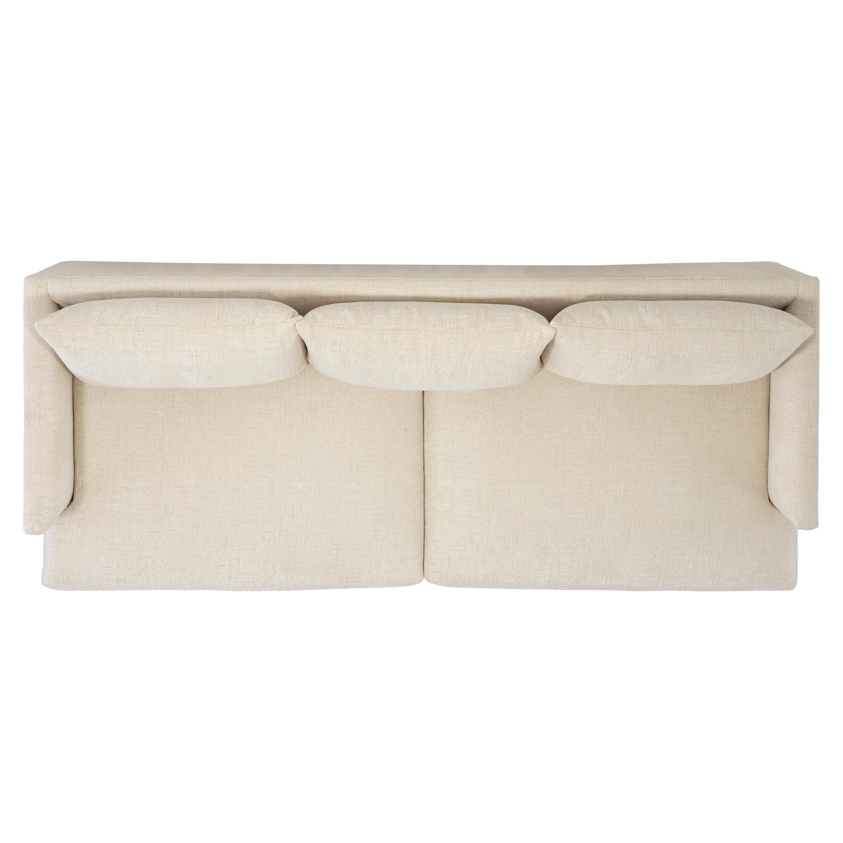Colette White/Cream Fabric Sofa - Ornate Home