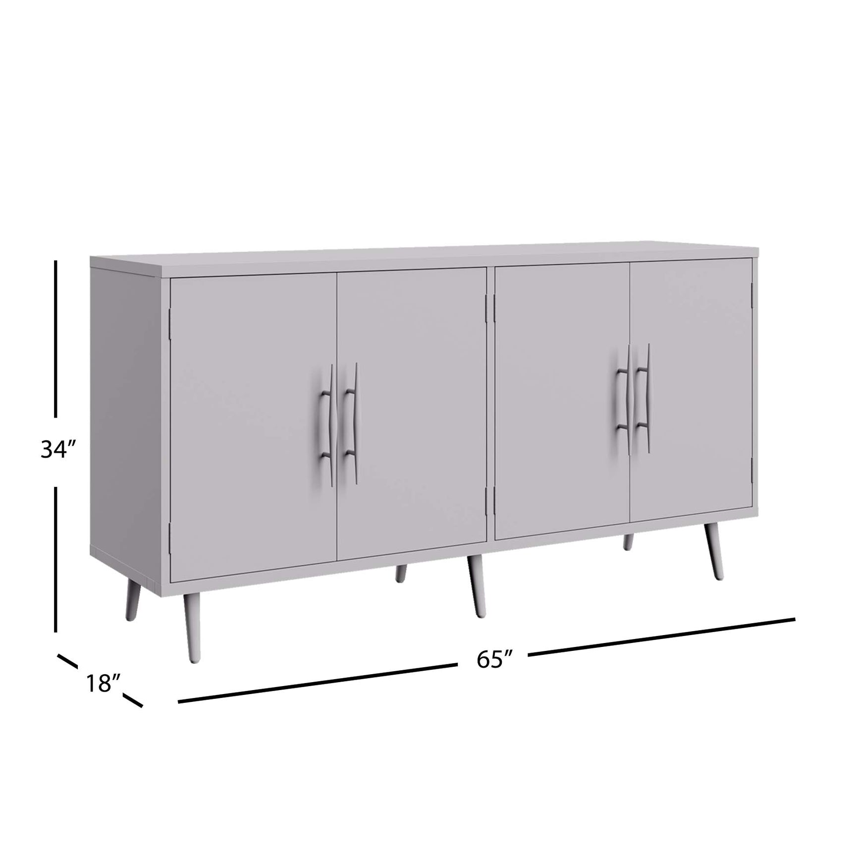 Colhane Wash 4 Door Acccent Cabinet - Ornate Home