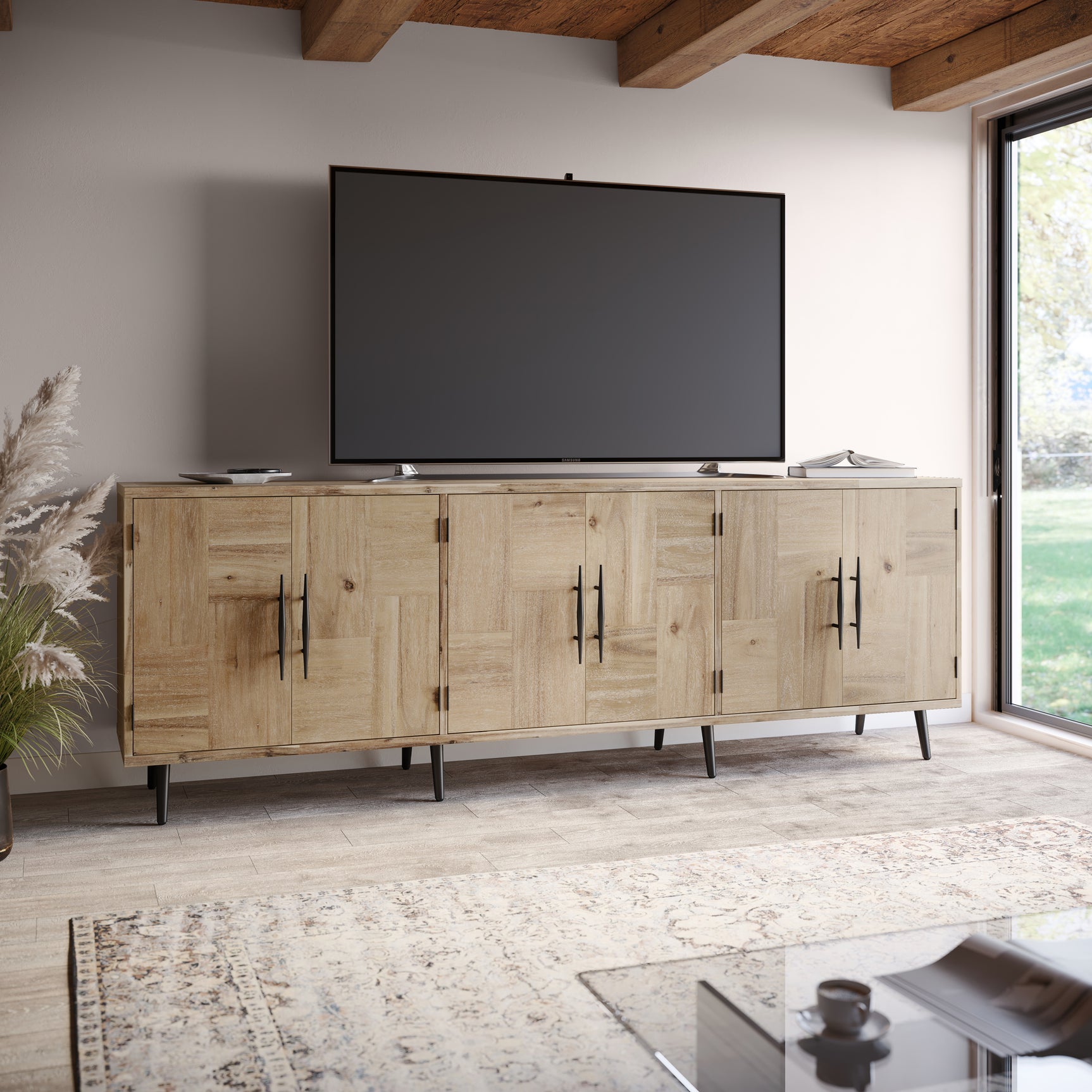 Colhane Wash 6 Door Acccent Cabinet - Ornate Home