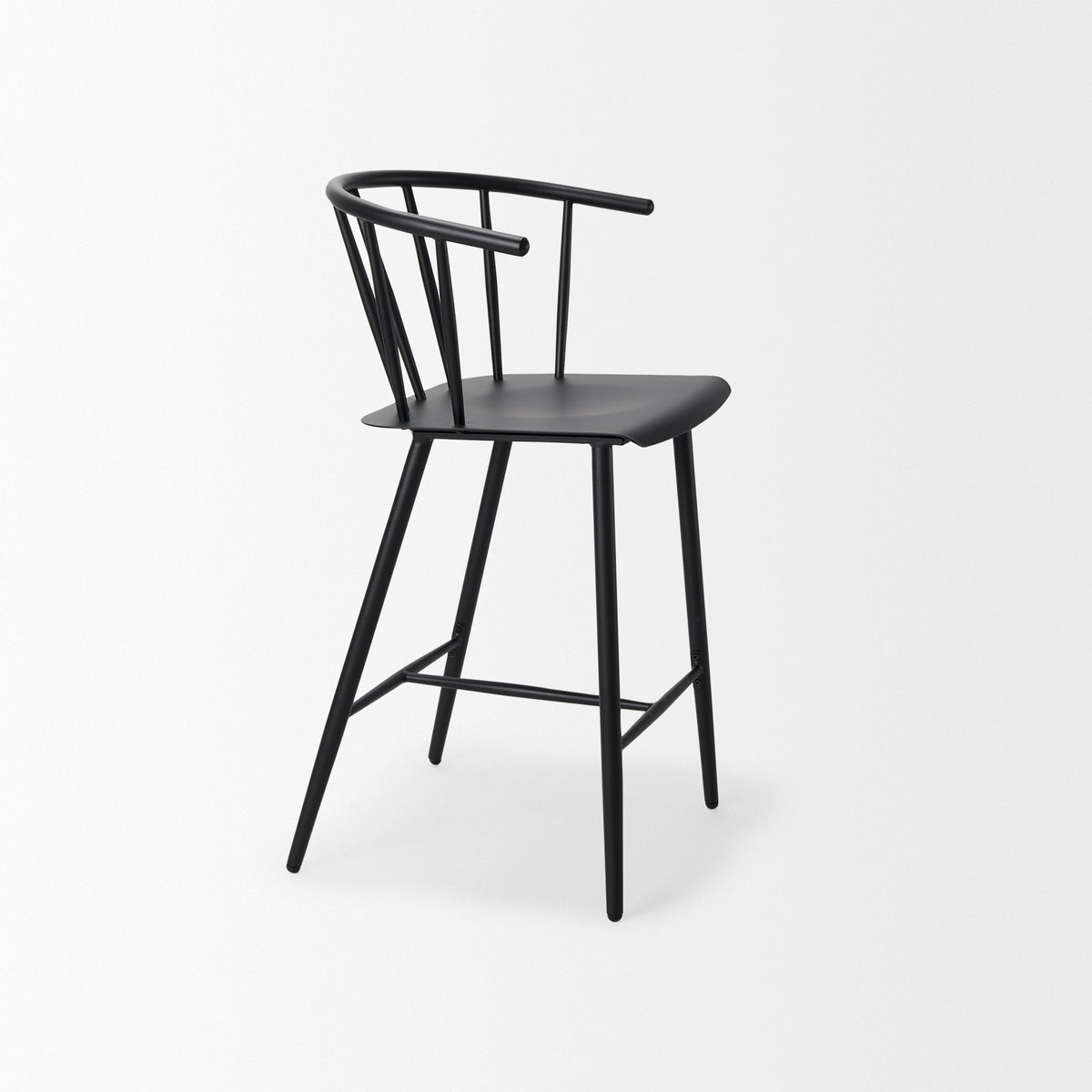 Colin Black Metal Counter Stool - Ornate Home