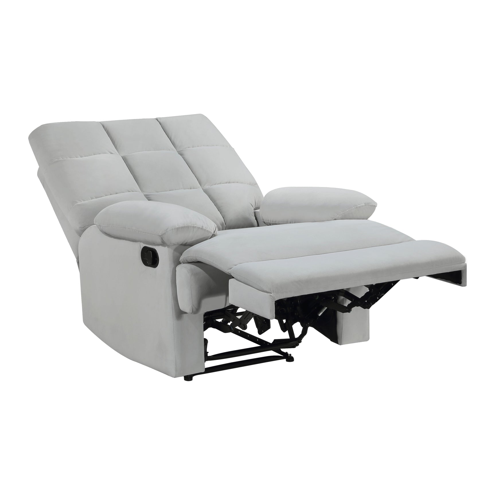 Colin Light Gray Reclining Chair - Ornate Home