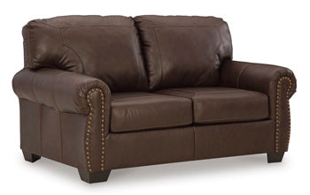 Colleton Dark Brown Loveseat (Online Special Price) - Ornate Home