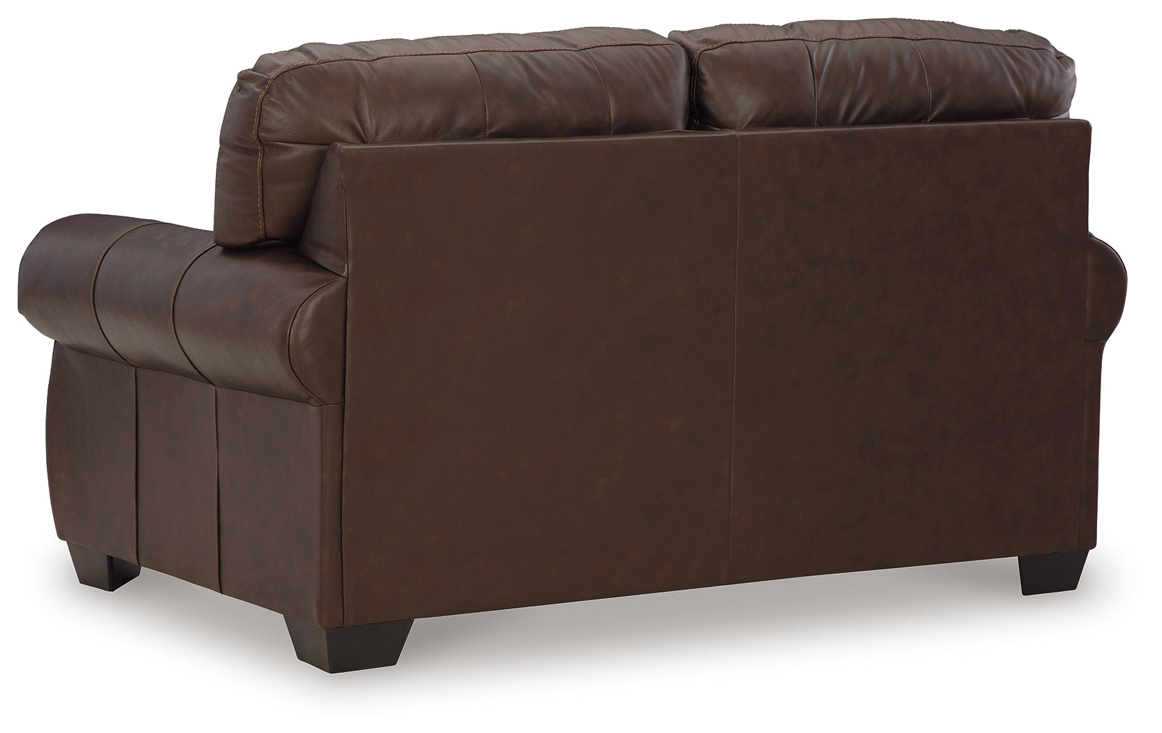Colleton Dark Brown Loveseat - Ornate Home