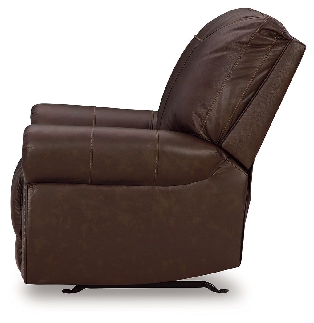 Colleton Dark Brown Recliner (Online Special Price) - Ornate Home