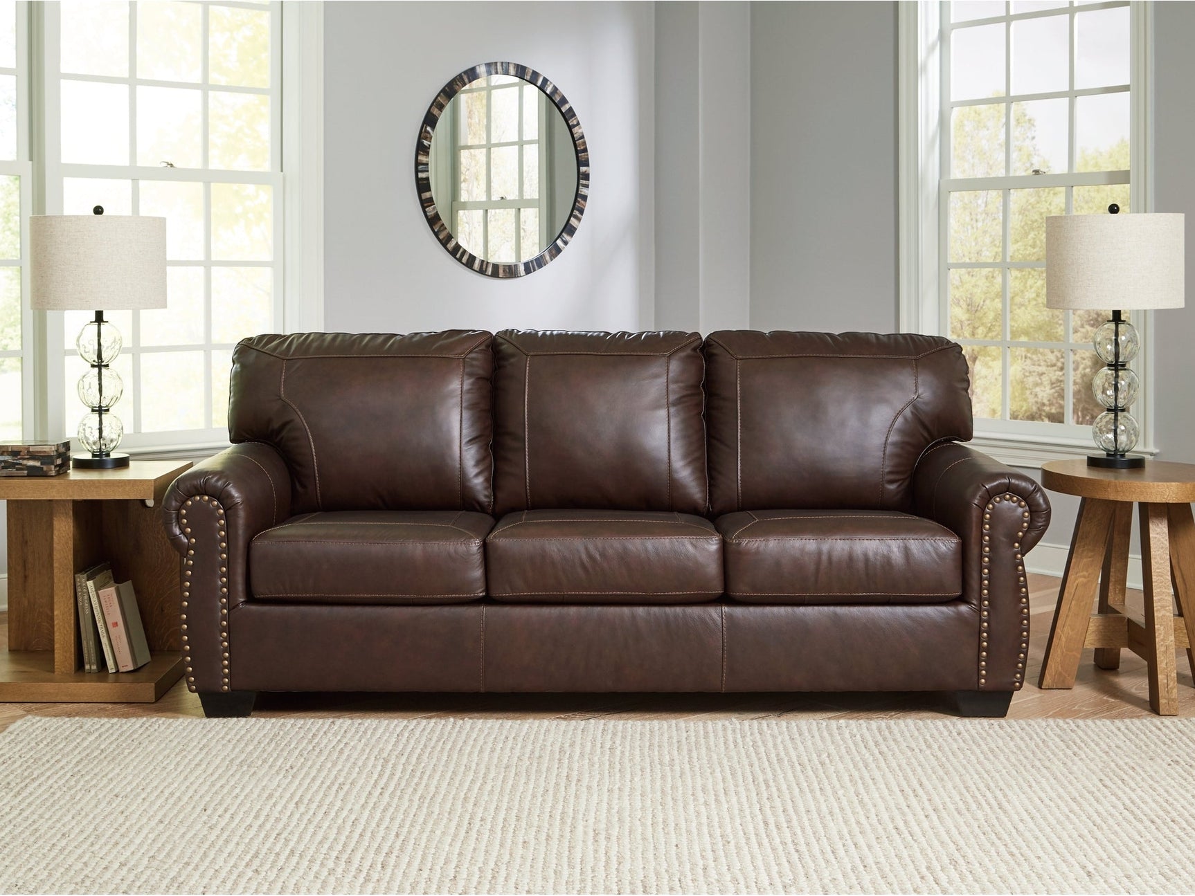 Colleton Dark Brown Sofa - Ornate Home