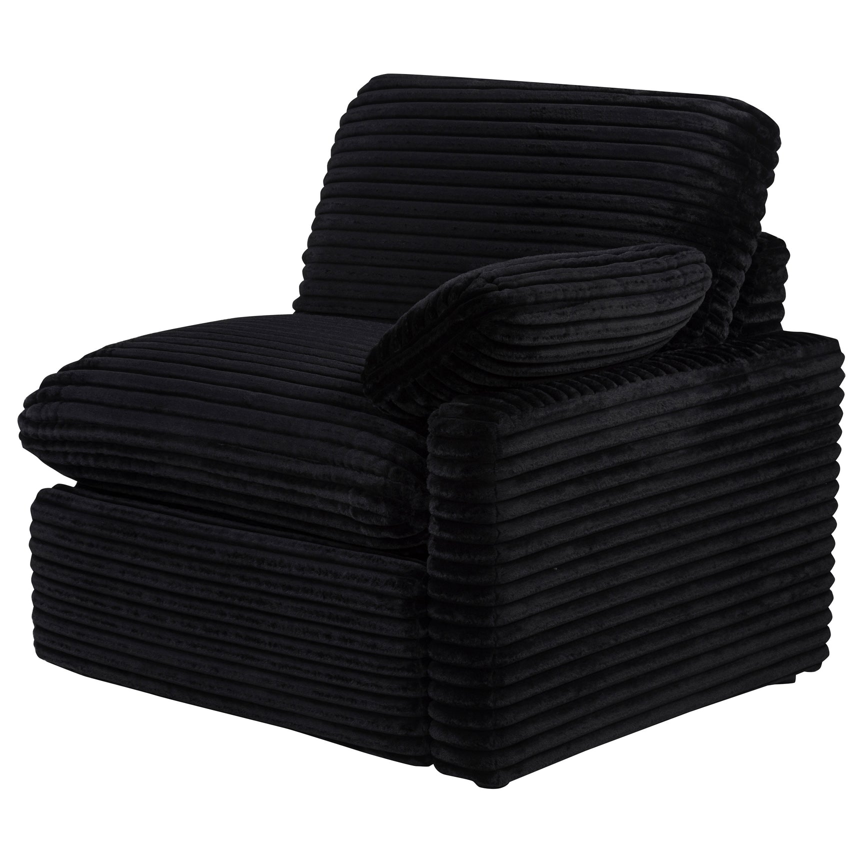 Collins Black Modular Power Loveseat - Ornate Home