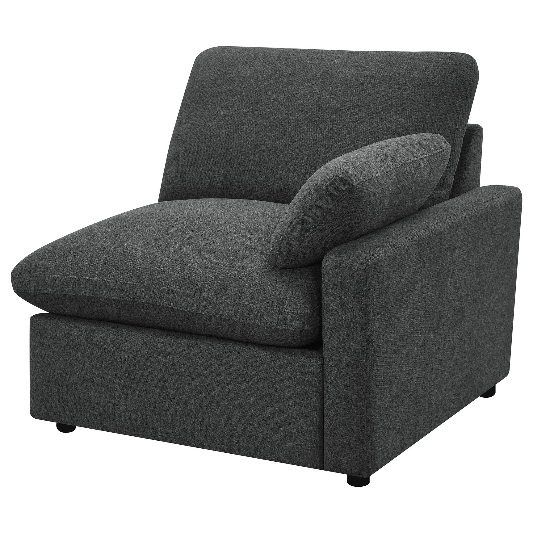 Collins Dark Grey Power Loveseat - Ornate Home