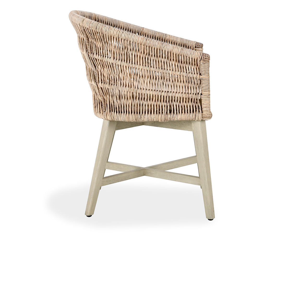 Collins Natural/Sand Outdoor Dining Chair - Ornate Home