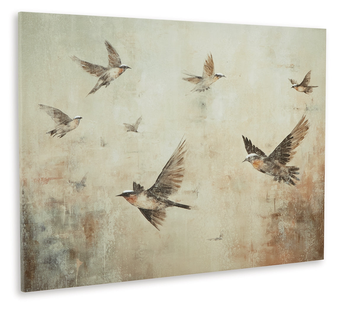 Collmund Gray/Brown Wall Art (Online Special Price) - Ornate Home