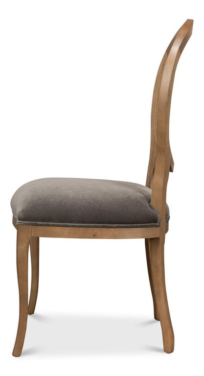 Colonial Brown Oval Cane Back Side Chair (Set of 2) - Ornate Home