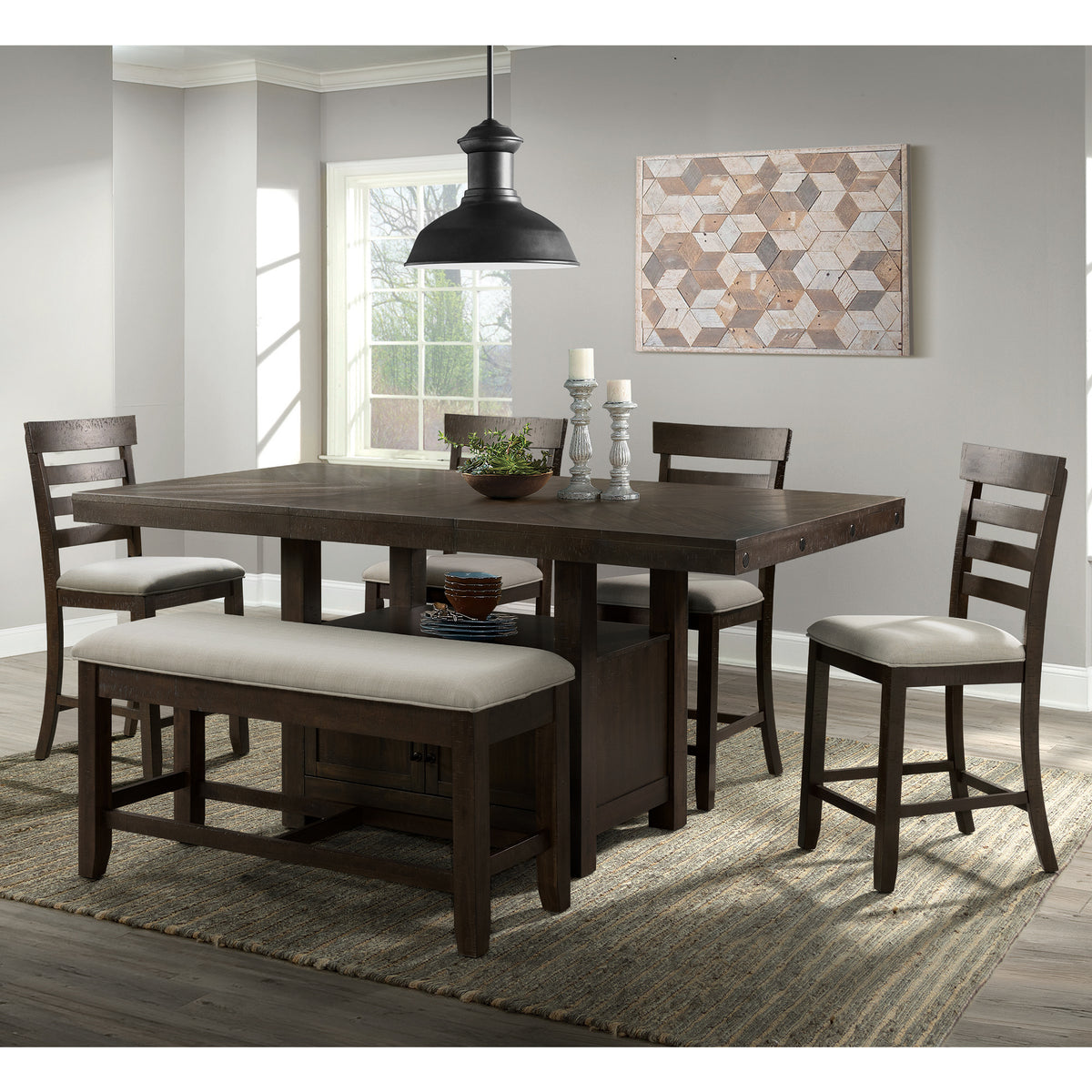 Colorado Charcoal Counter Table
