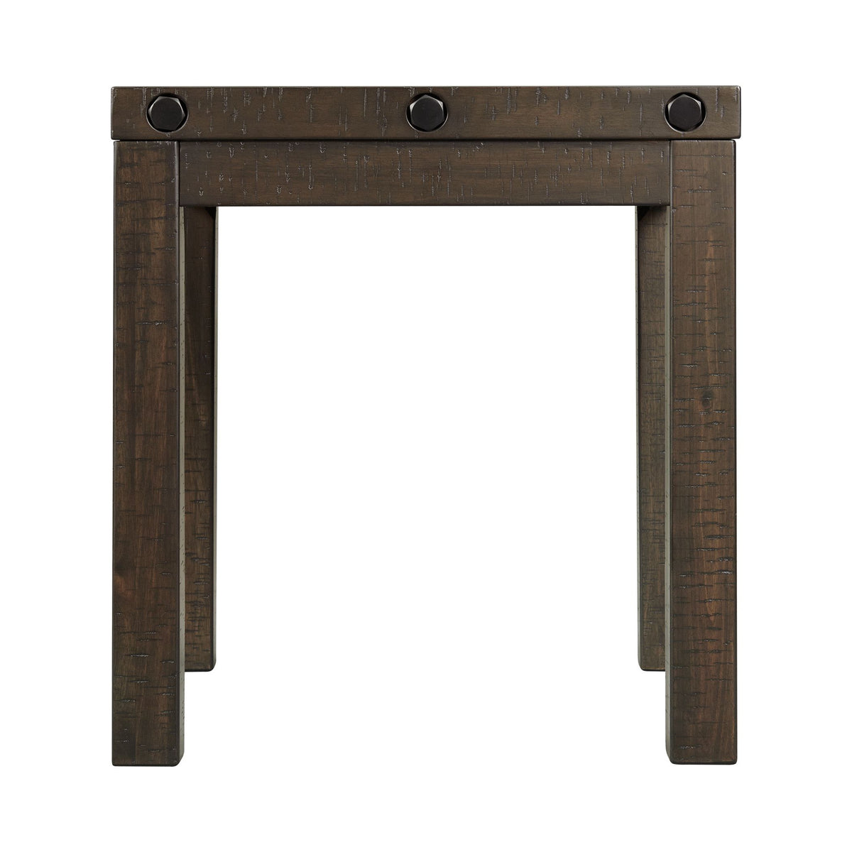 Colorado Charcoal Occasional End Table with USB/Power - Ornate Home