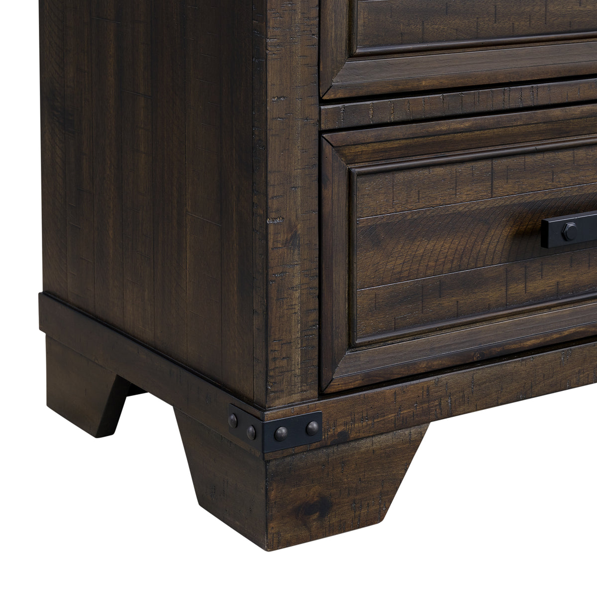 Colorado City Charcoal 5-Drawer Chest - Ornate Home