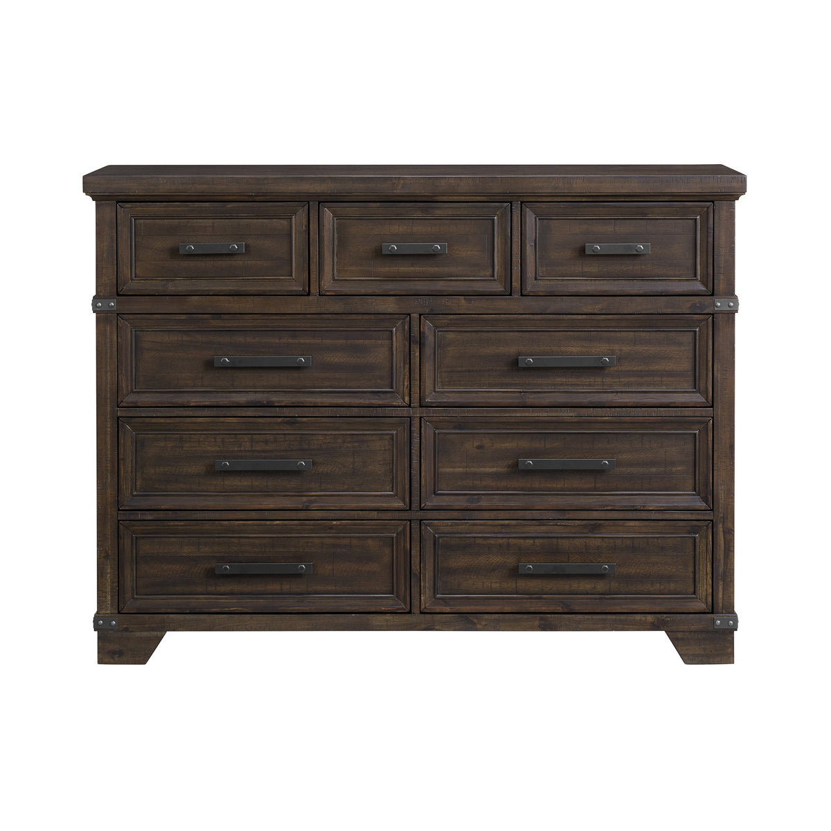Colorado City Charcoal 9-Drawer Dresser - Ornate Home