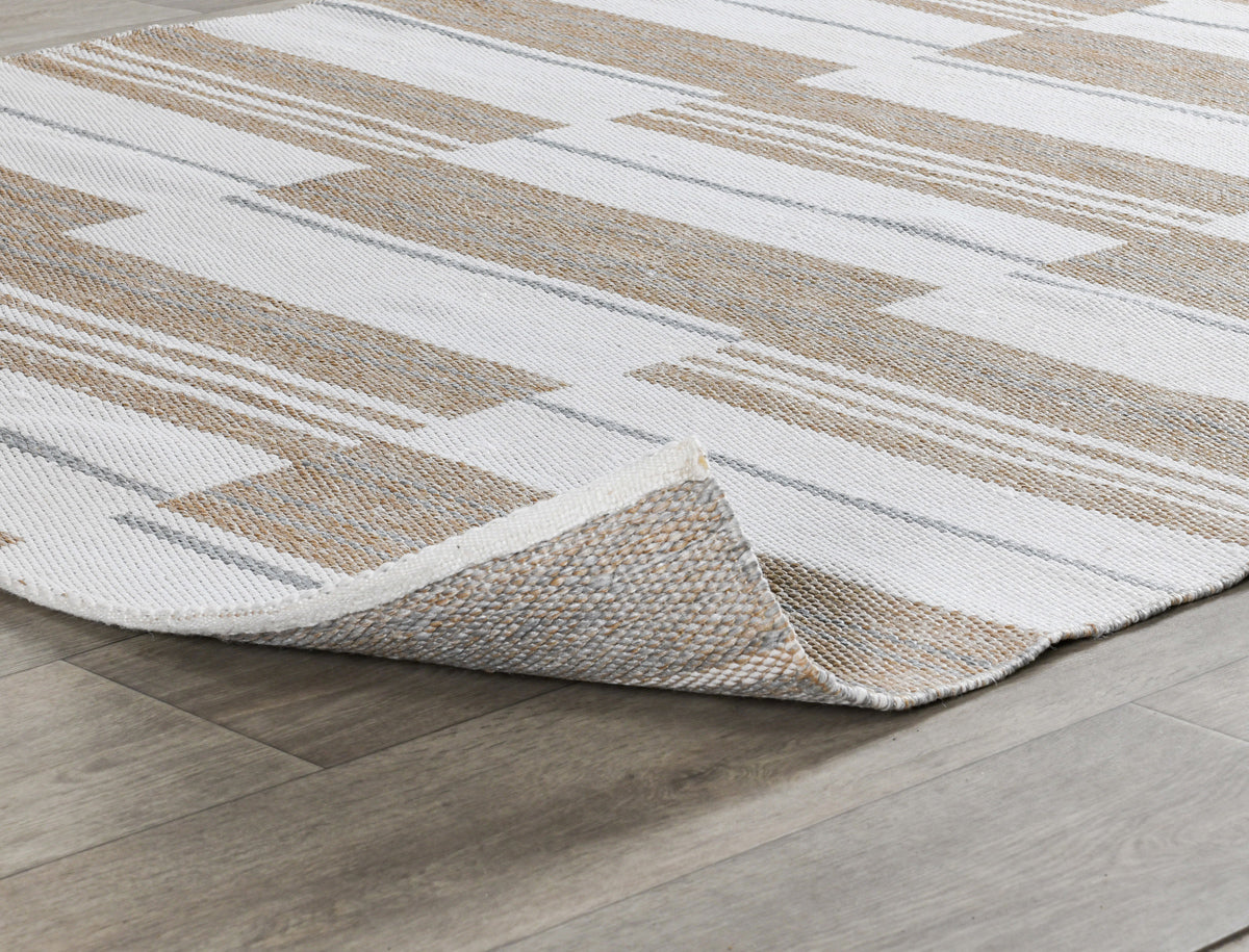Colton Stripe Ivory/Multi 5'x8' Indoor/Outdoor Rug