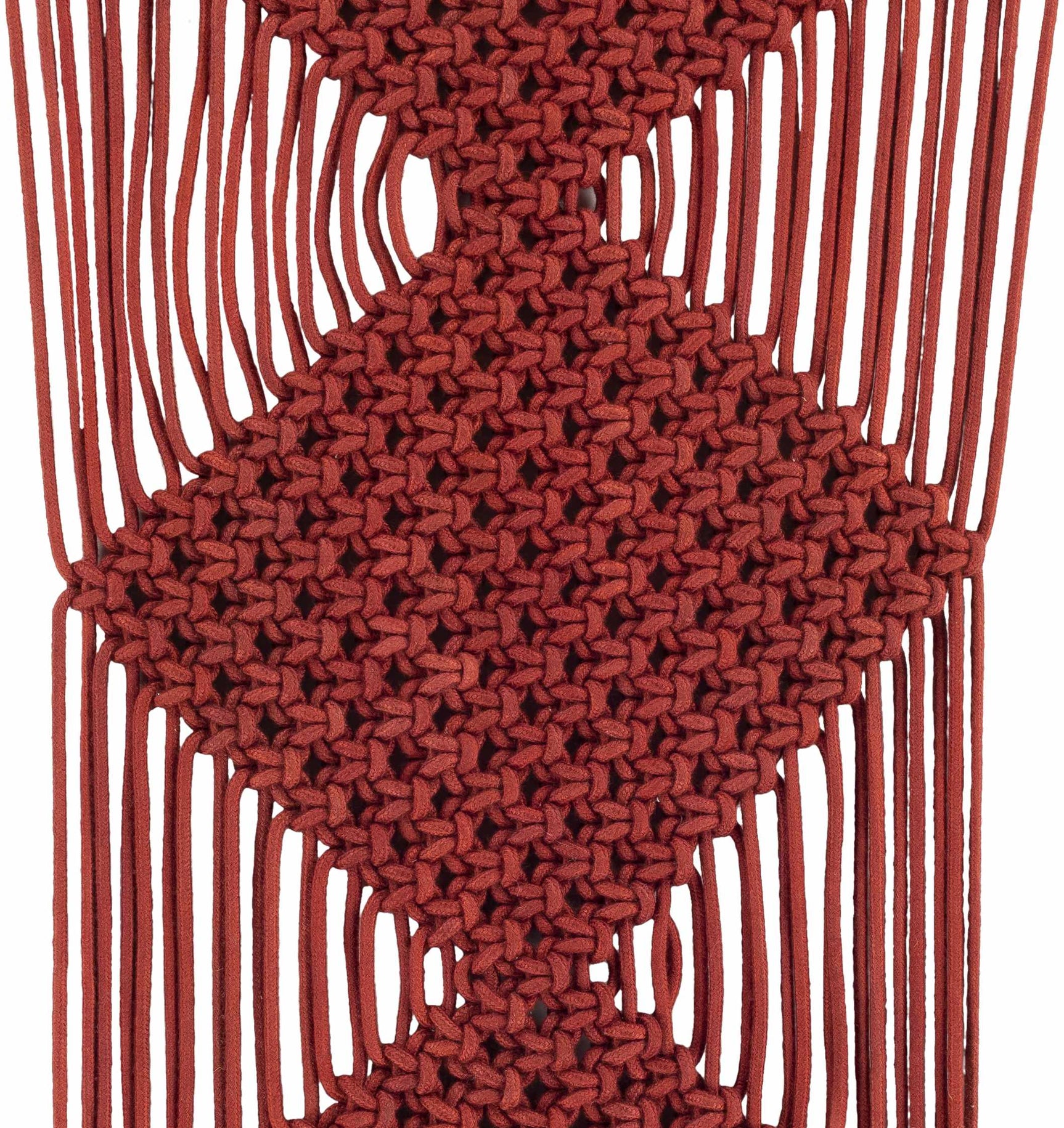 Columbio Rust Macramé Wall Hanging Decor - Clearance - Ornate Home