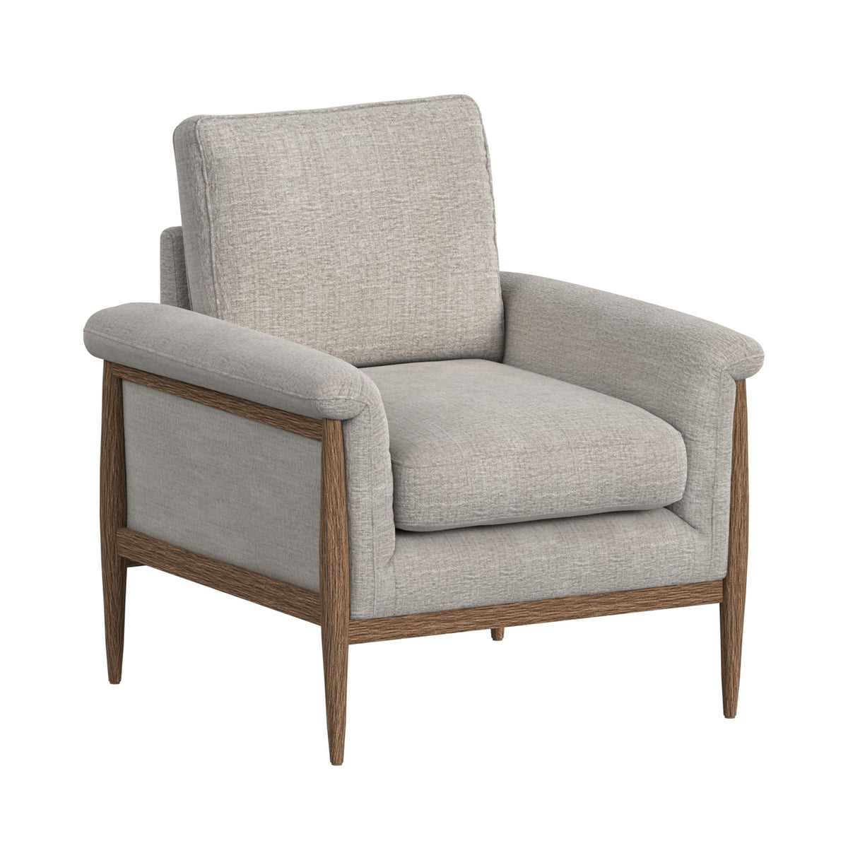 Comet Laurance Light Grey Accent Chair