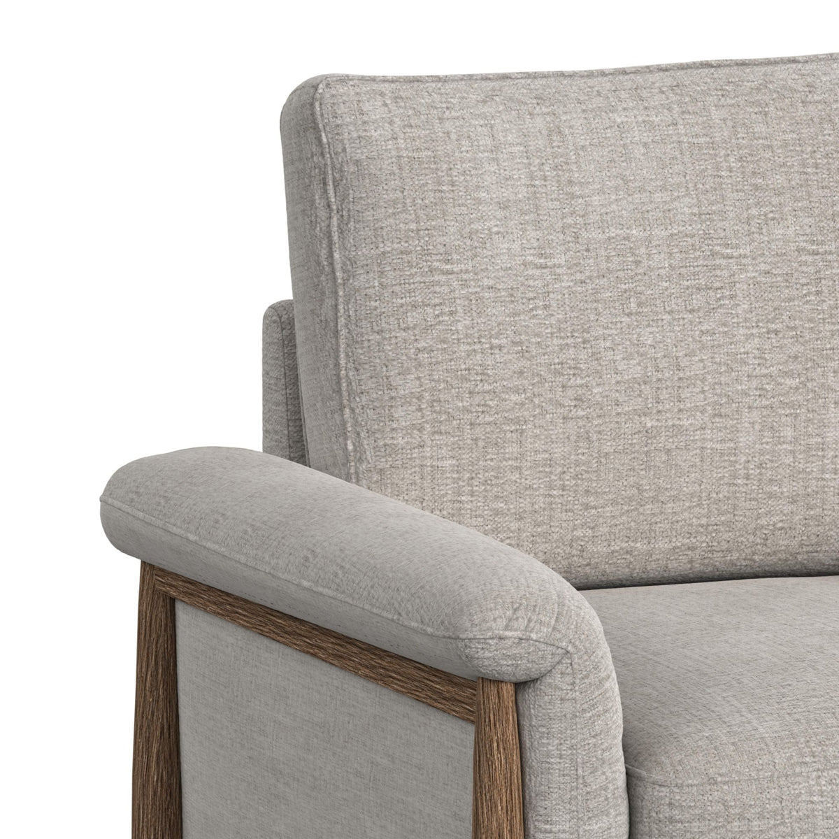 Comet Laurance Light Grey Accent Chair