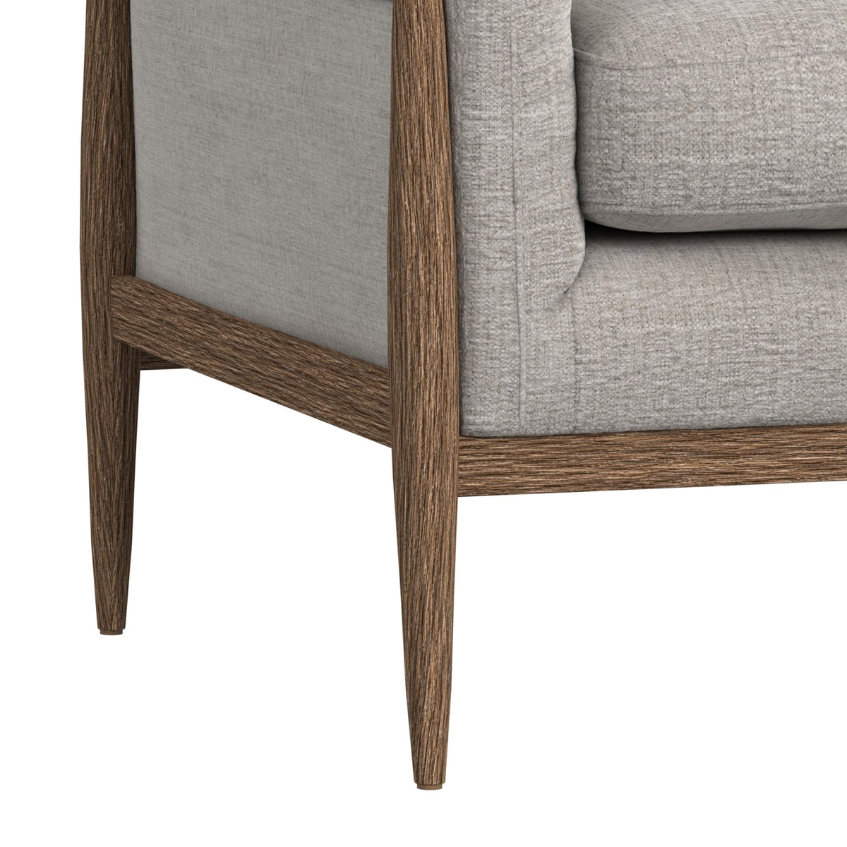 Comet Laurance Light Grey Accent Chair