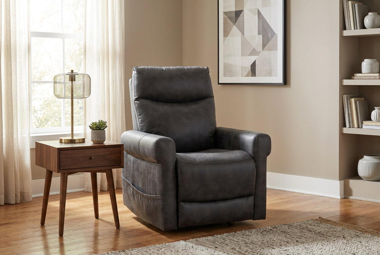 ComfortRise Granite Infinite Position Lift Chair with Power Headrest & Lumbar Support - Ornate Home